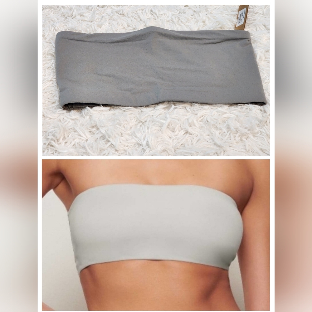 SKIMS Fits Everybody Bandeau/ GREY/ XXS/ NWT